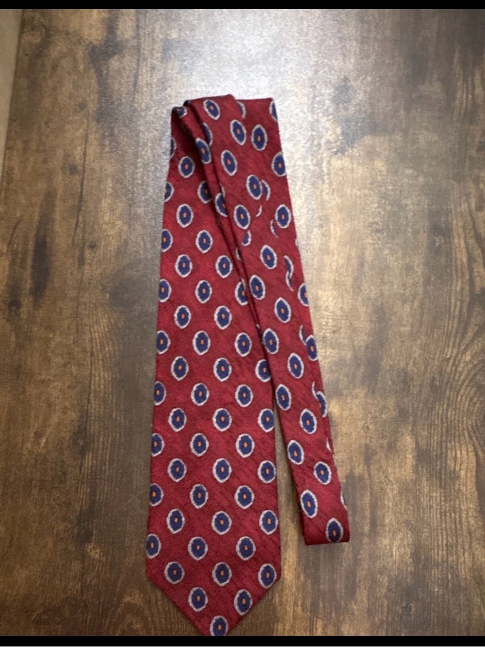 Robert Talbott Red Medallion Silk Tie